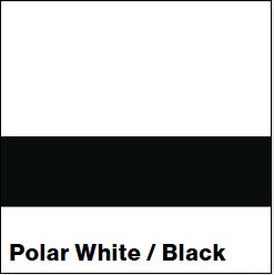 Polar White/Black SATIN 1/16IN - Rowmark Satins